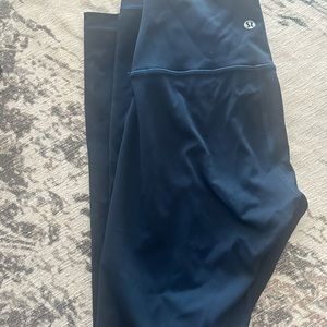 Lululemon wunder under navy leggings size 2 length 25